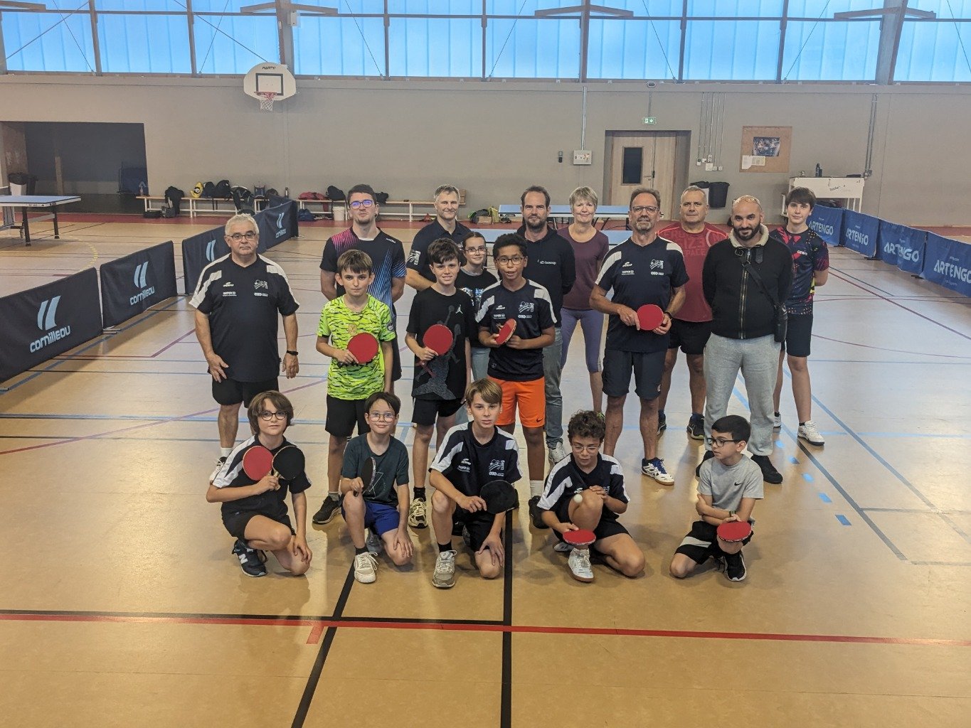 Journée de stage de perfectionnement pour nos jeunes pongistes trélazéens (22/10/2025)